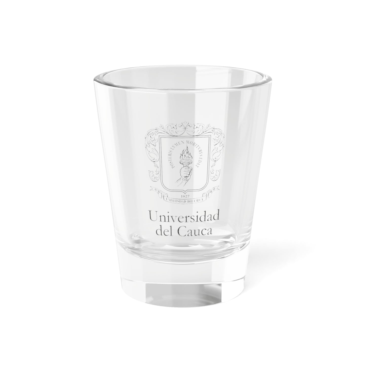 Logo de la Universidad del Cauca (Colombia) (Coat of Arms) Shot Glass 1.5oz