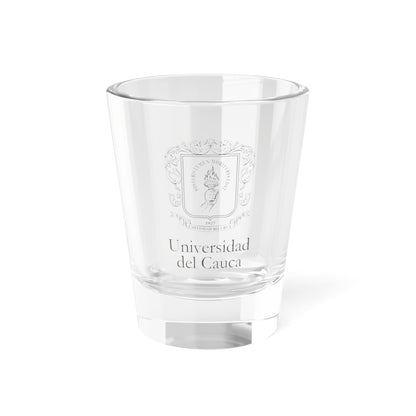 Logo de la Universidad del Cauca (Colombia) (Coat of Arms) Shot Glass 1.5oz