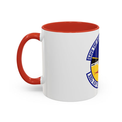 332d Expeditionary Security Forces Squadron (U.S. Air Force) Accent Coffee Mug