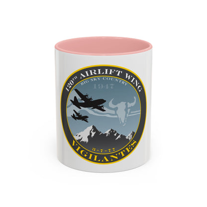 120th Airlift Wing (U.S. Air Force) Accent Coffee Mug