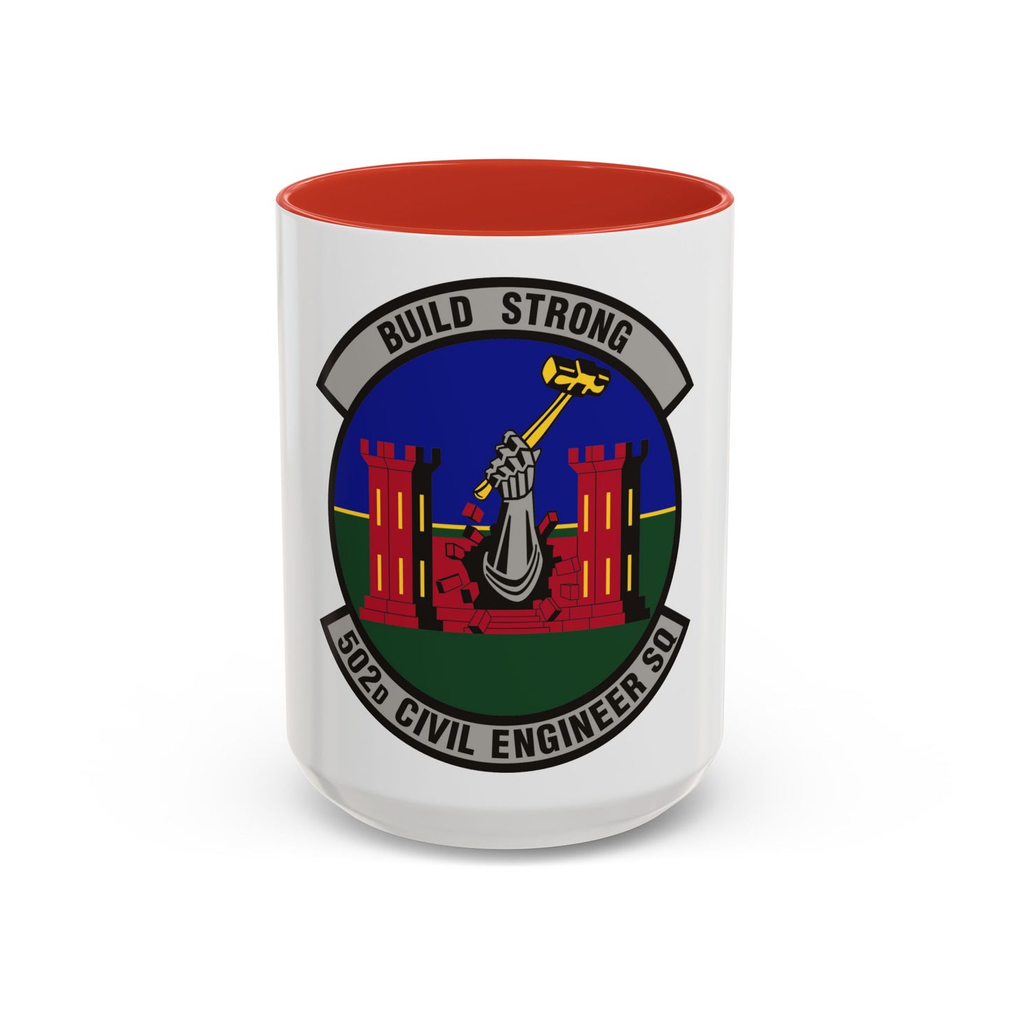 502d Civil Engineer Squadron (U.S. Air Force) Accent Coffee Mug