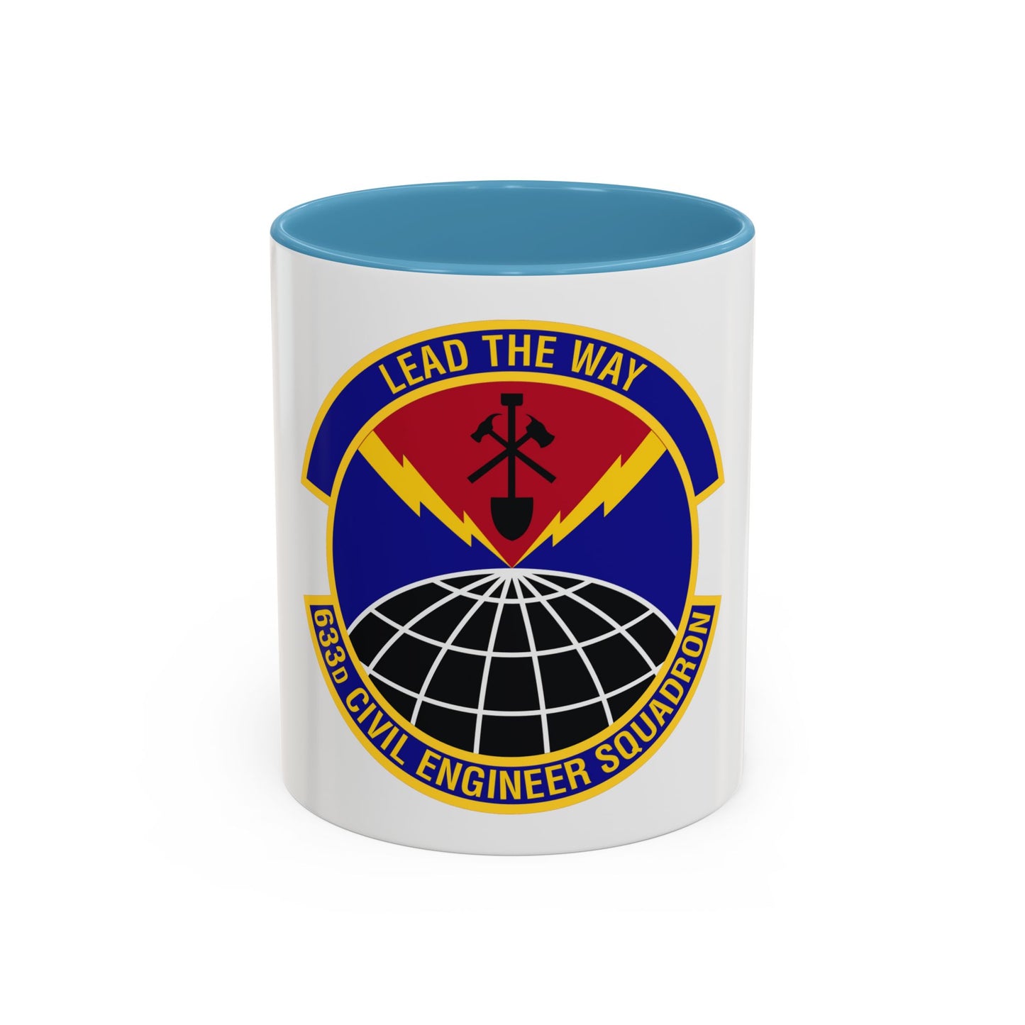 633d Civil Engineer Squadron (U.S. Air Force) Accent Coffee Mug