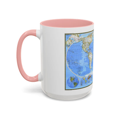 World Map (1988) (Map) Accent Coffee Mug