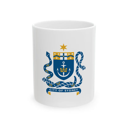 Coat of Arms Sydney Australia - White Coffee Mug
