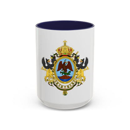 Coat of Arms Second Mexican Empire - Accent Coffee Mug