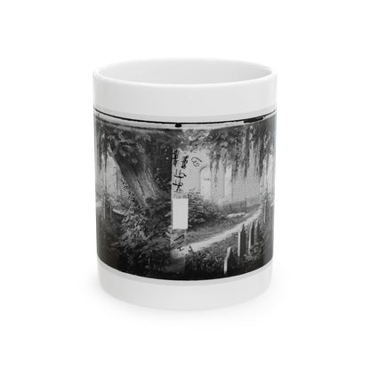 Churchyard With Graves (U.S. Civil War) White Coffee Mug