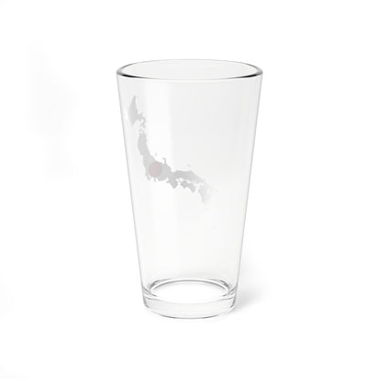 Japan-Flagmap (Japan) Pint Glass 16oz