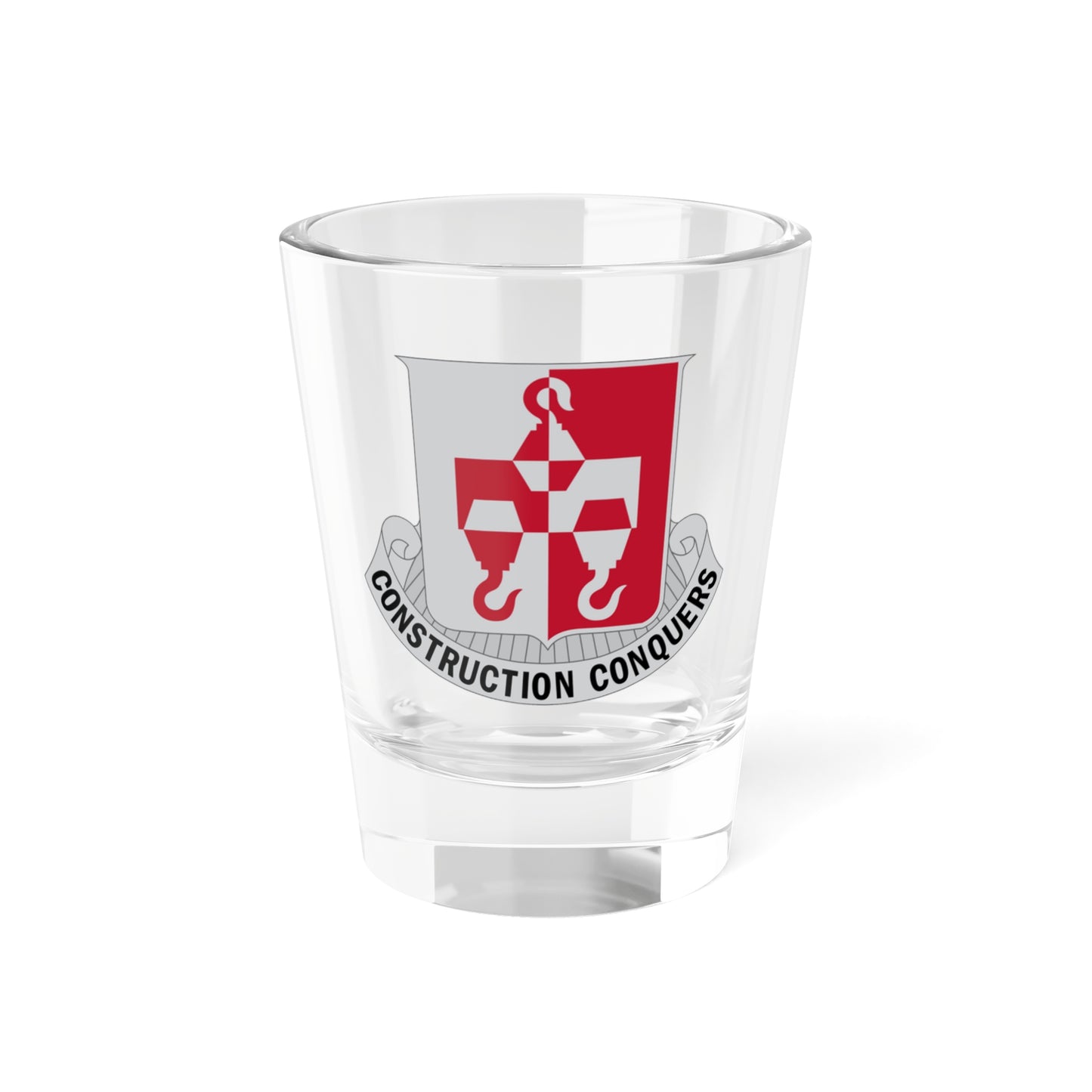 244 Engineer Battalion (U.S. Army) Shot Glass 1.5oz