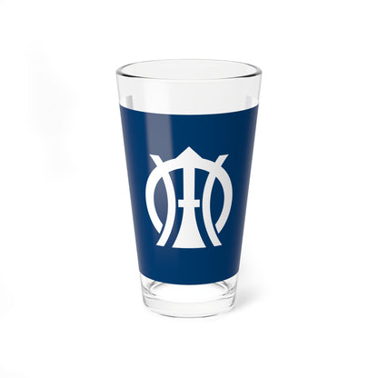 Flag of Sakae Chiba (Japan) Pint Glass 16oz