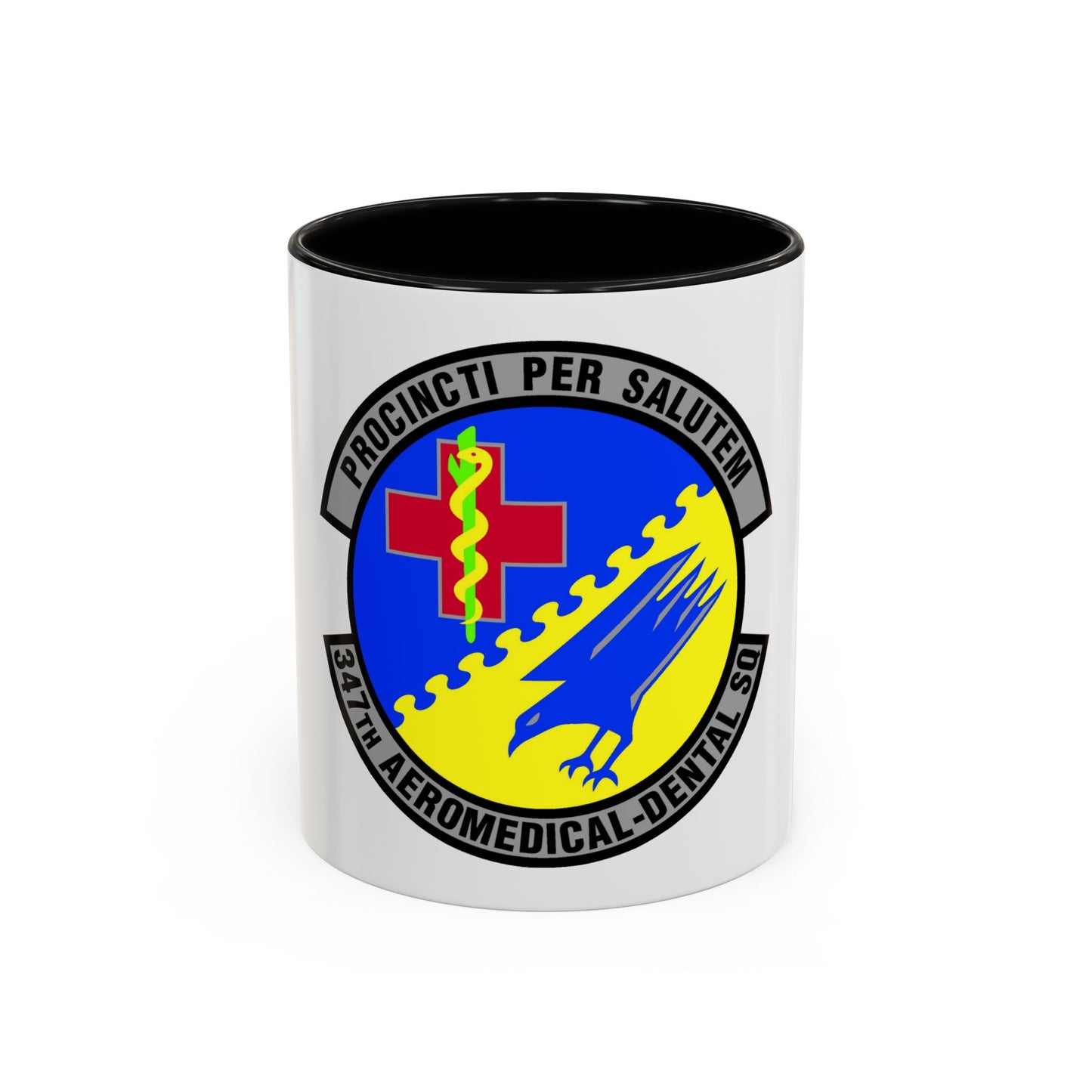 347th Aeromedical Dental Squadron (U.S. Air Force) Accent Coffee Mug