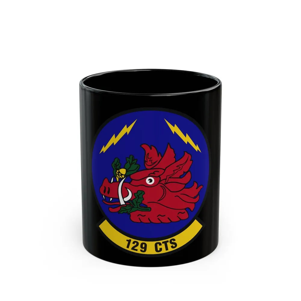 129th Combat Training Squadron (U.S. Air Force) Black Coffee Mug-11oz-Go Mug Yourself