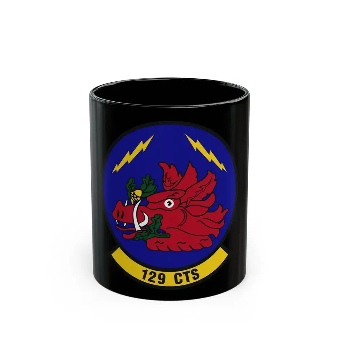 129th Combat Training Squadron (U.S. Air Force) Black Coffee Mug 11oz - Go Mug Yourself