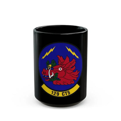 129th Combat Training Squadron (U.S. Air Force) Black Coffee Mug 15oz - Go Mug Yourself