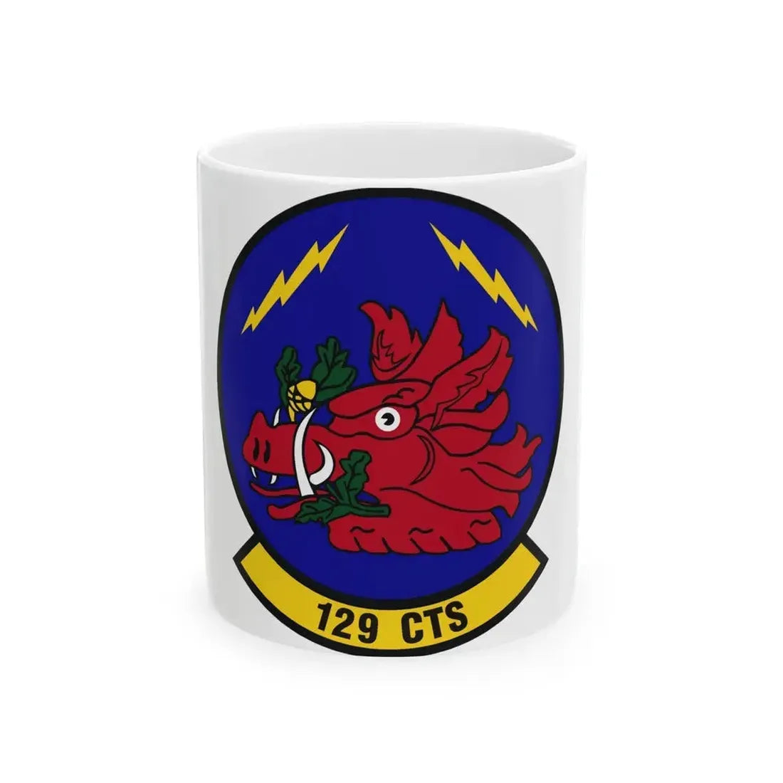 129th Combat Training Squadron (U.S. Air Force) White Coffee Mug 11oz - Go Mug Yourself