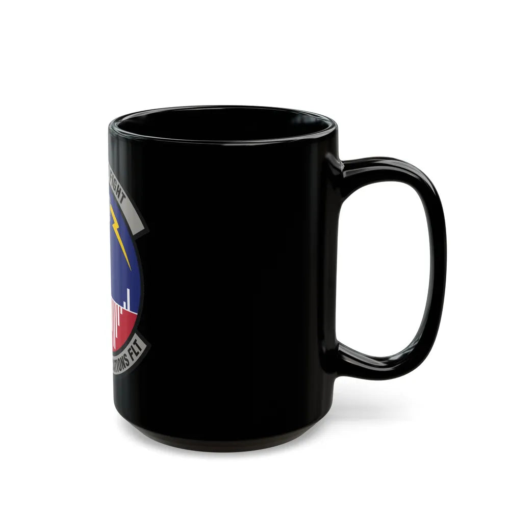 129th Communications Flight (U.S. Air Force) Black Coffee Mug-Go Mug Yourself