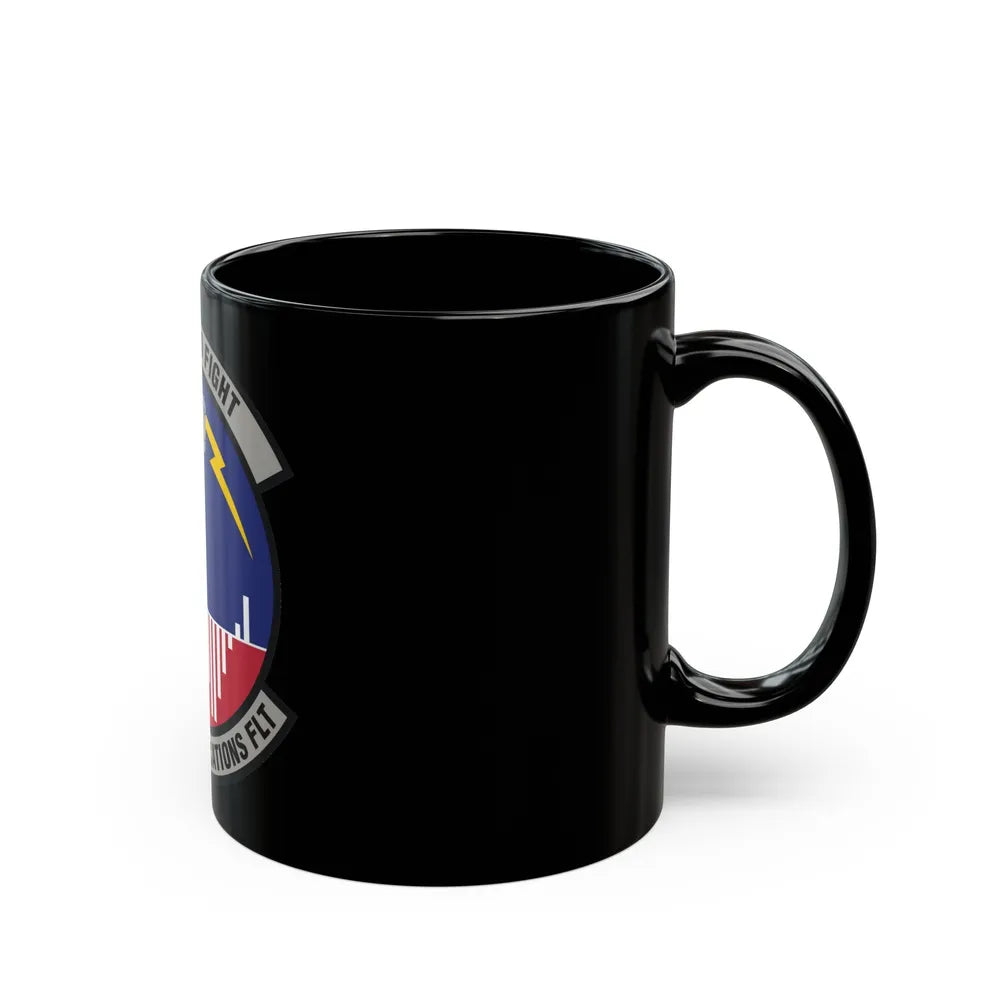 129th Communications Flight (U.S. Air Force) Black Coffee Mug-Go Mug Yourself