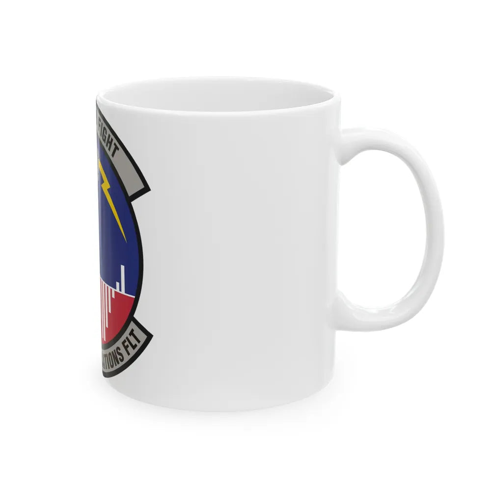 129th Communications Flight (U.S. Air Force) White Coffee Mug-Go Mug Yourself