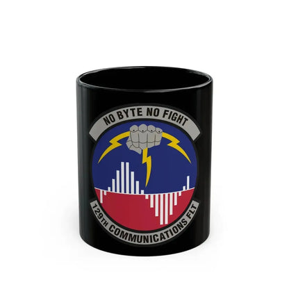 129th Communications Flight (U.S. Air Force) Black Coffee Mug 11oz - Go Mug Yourself