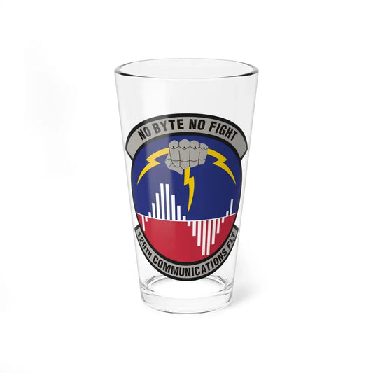 129th Communications Flight (U.S. Air Force) Pint Glass 16oz 16oz - Go Mug Yourself