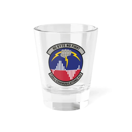 129th Communications Flight (U.S. Air Force) Shot Glass 1.5oz 1.5oz - Go Mug Yourself