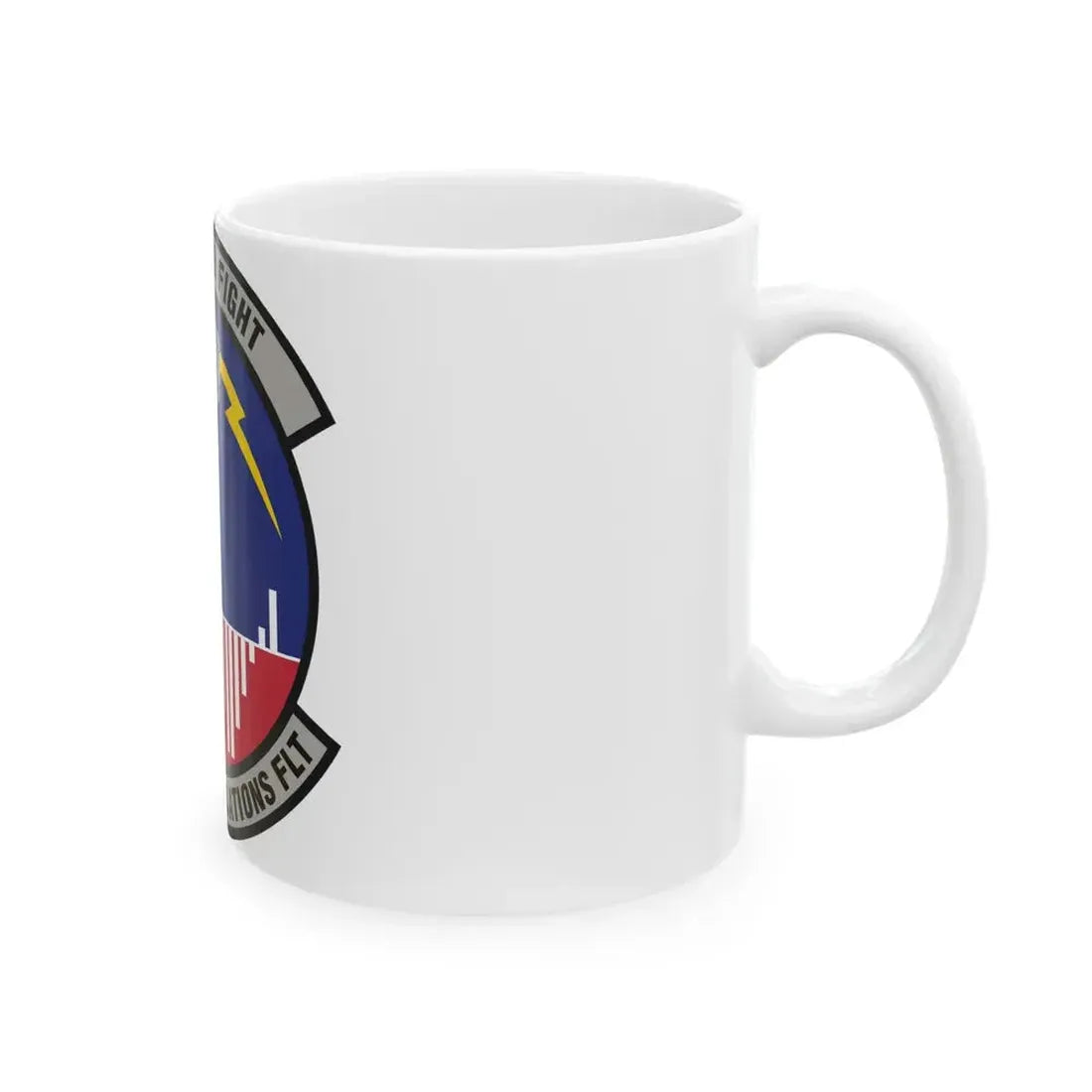 129th Communications Flight (U.S. Air Force) White Coffee Mug - Go Mug Yourself