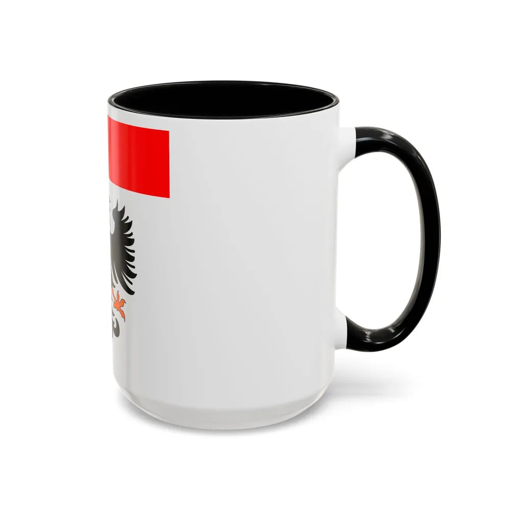 Flag of Aarau Switzerland - Accent Coffee Mug-Go Mug Yourself