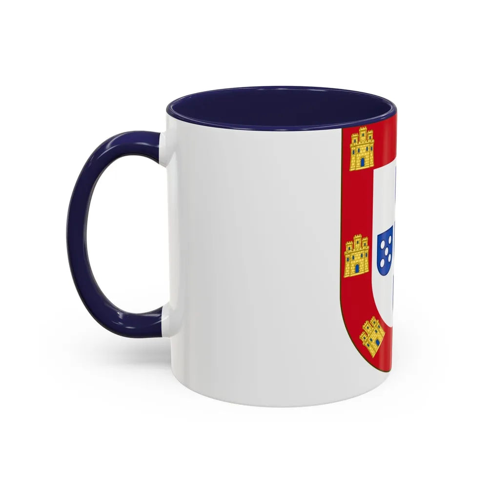 Royal Arms of Portugal - Accent Coffee Mug-Go Mug Yourself