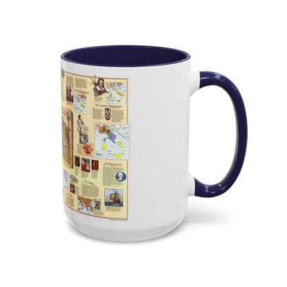 Italy - Historical (1995) (Map) Accent Coffee Mug-Go Mug Yourself