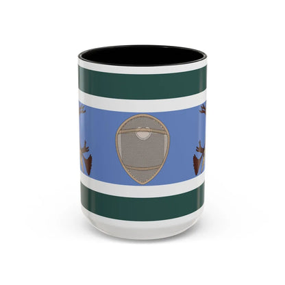 Innu Nation Flag - Accent Coffee Mug-15oz-Black-Go Mug Yourself