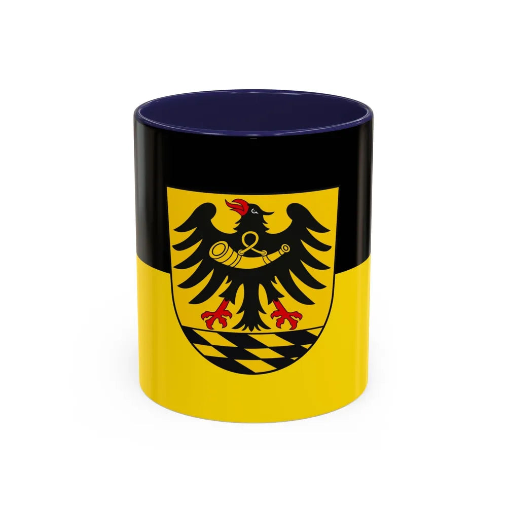 Flag of Esslingen Germany - Accent Coffee Mug-11oz-Navy-Go Mug Yourself