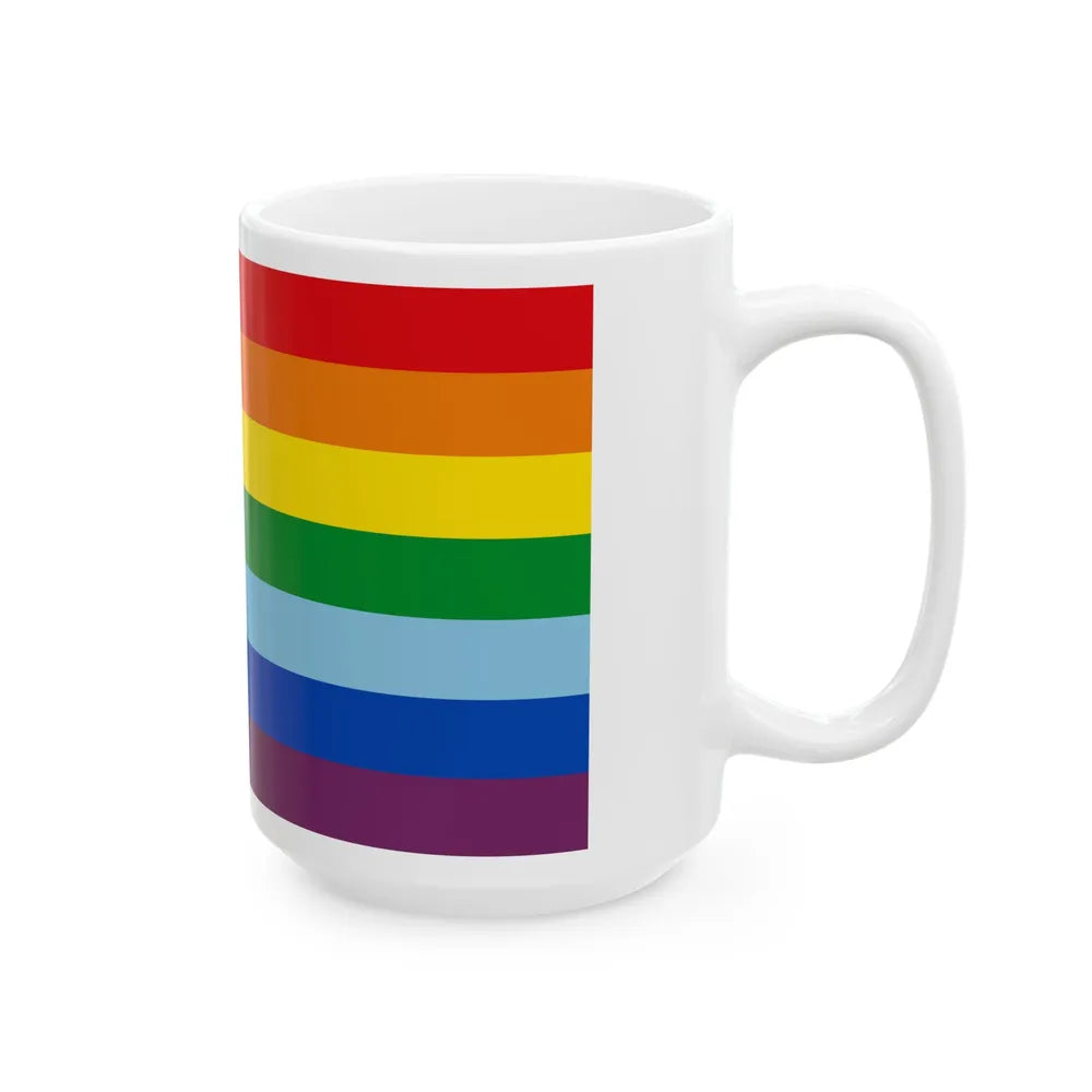 Flag of Cusco capital of the Cusco Region Peru - White Coffee Mug-Go Mug Yourself