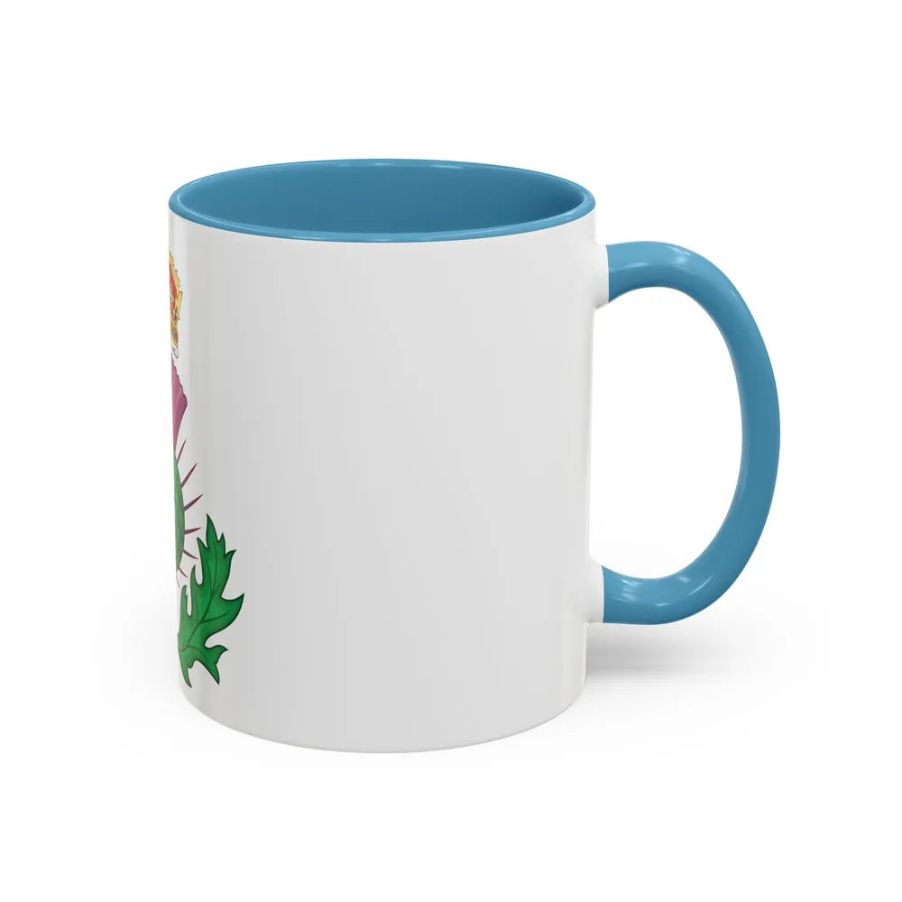 Thistle Royal Badge of Scotland - Accent Coffee Mug-Go Mug Yourself