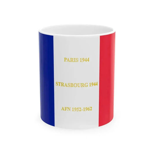 12e regiment de chasseurs dAfrique - drapeau (France) White Coffee Mug 11oz - Go Mug Yourself