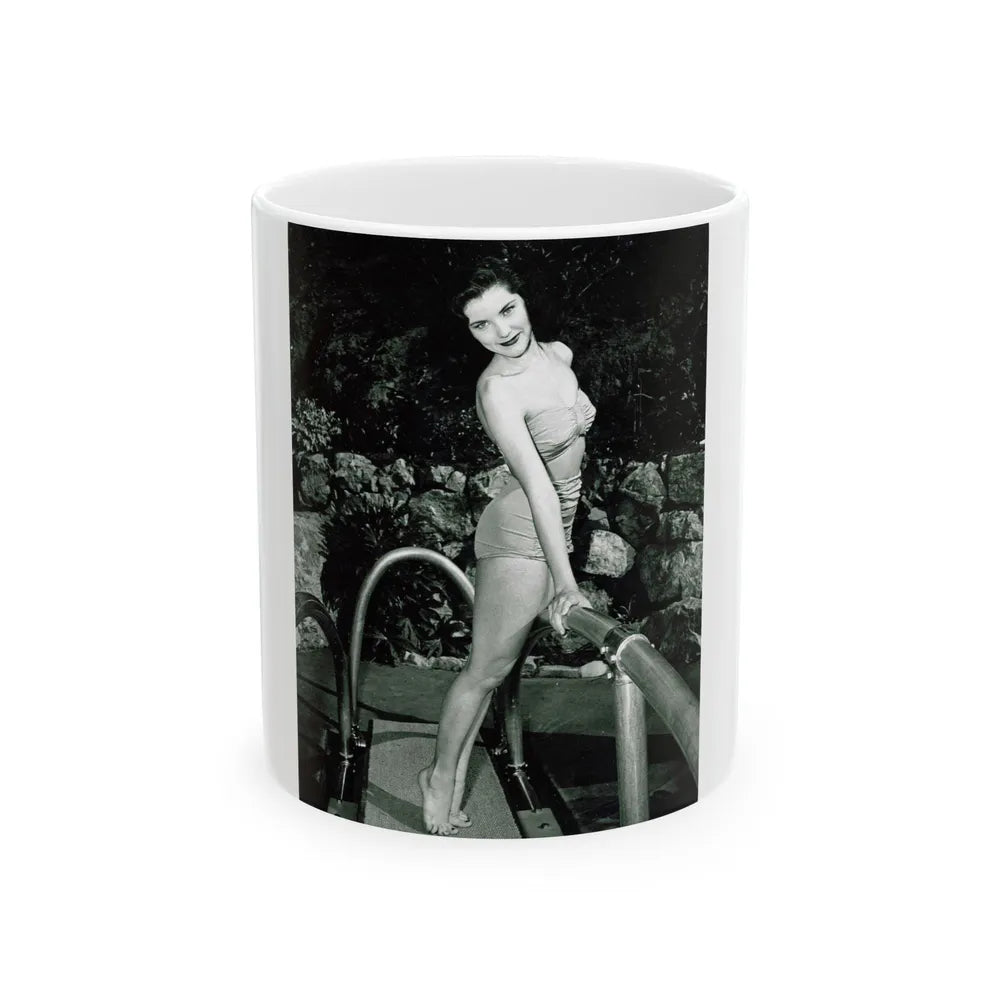 Debra Paget #359 (Vintage Female Icon) White Coffee Mug-11oz-Go Mug Yourself