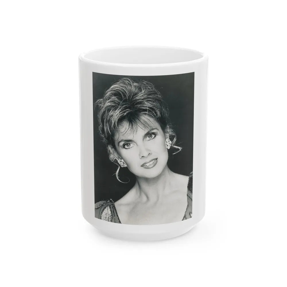 Caroline Munro #325 (Vintage Female Icon) White Coffee Mug-15oz-Go Mug Yourself