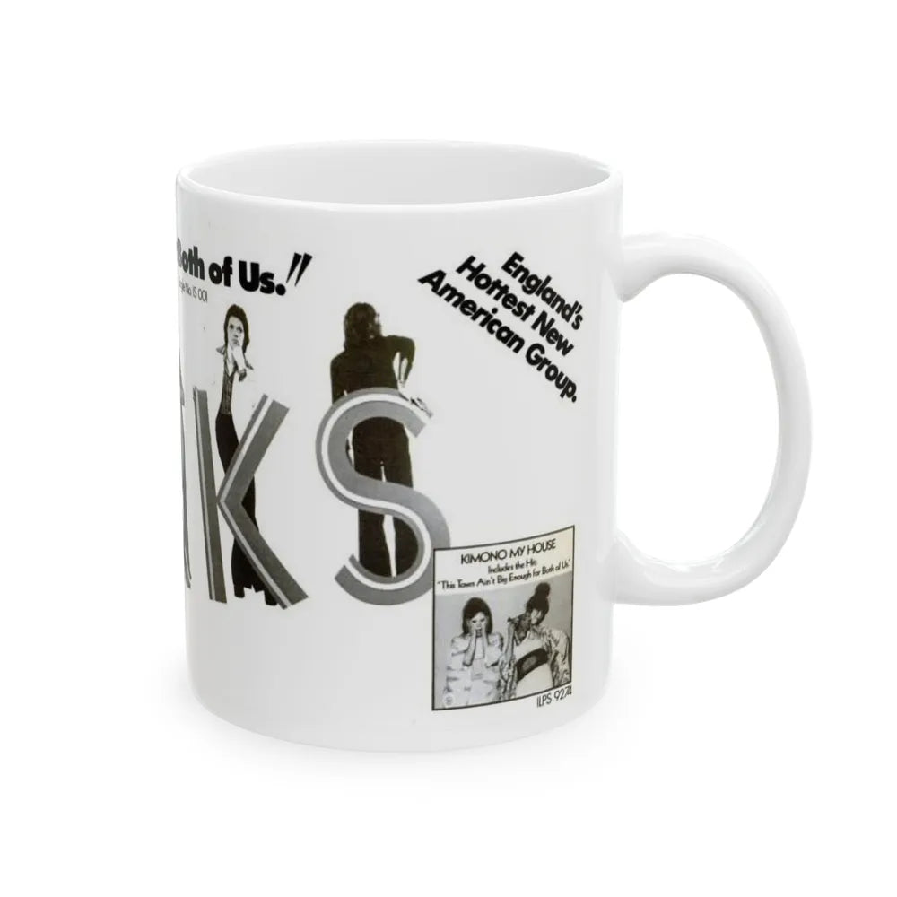 Sparks 1974 II (Music Poster) White Coffee Mug-Go Mug Yourself