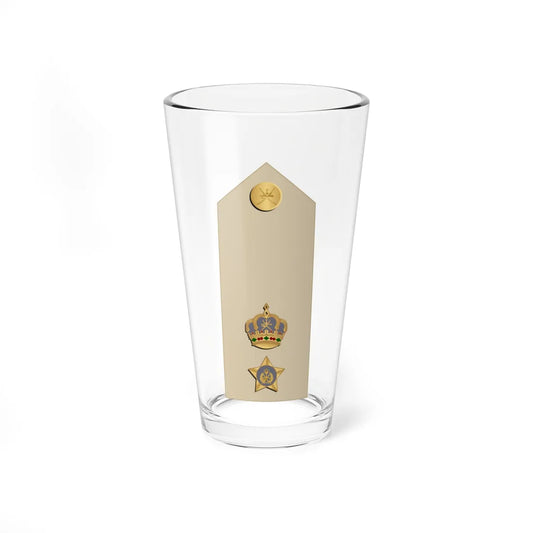 12.RAFO LTC (Oman) (Military Rank) Pint Glass 16oz 16oz - Go Mug Yourself
