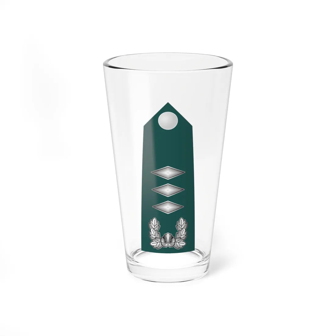 12.SKA CPT (Korea) (Military Rank) Pint Glass 16oz 16oz - Go Mug Yourself