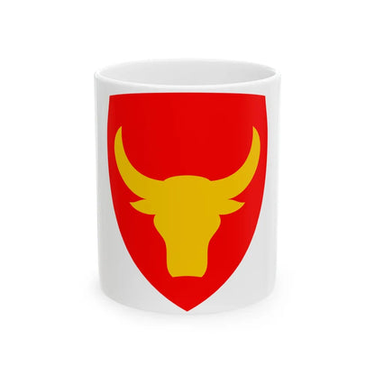 12th Infantry Division SSI (U.S. Army) White Coffee Mug-11oz-Go Mug Yourself