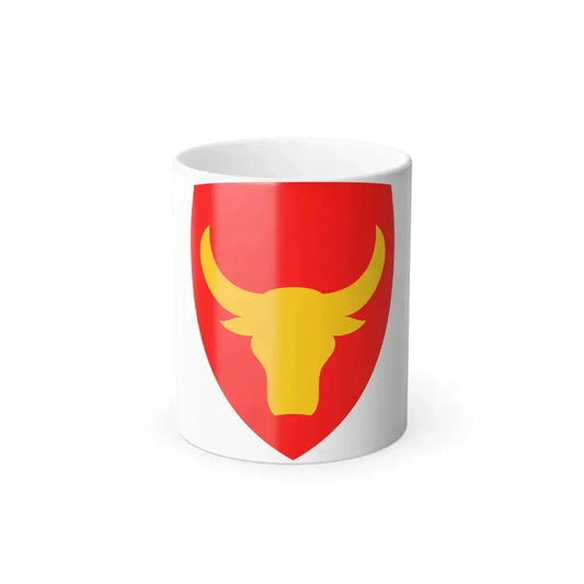 12th Infantry Division SSI (U.S. Army) Color Changing Coffee Mug 11oz - Go Mug Yourself