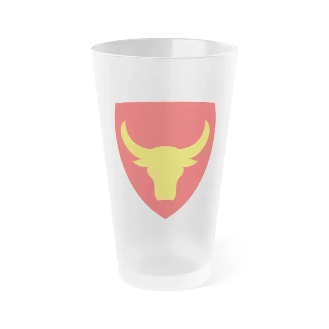 12th Infantry Division SSI (U.S. Army) Frosted Pint Glass 16oz Default Title - Go Mug Yourself