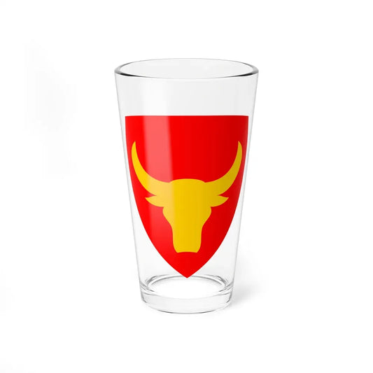 12th Infantry Division SSI (U.S. Army) Pint Glass 16oz 16oz - Go Mug Yourself