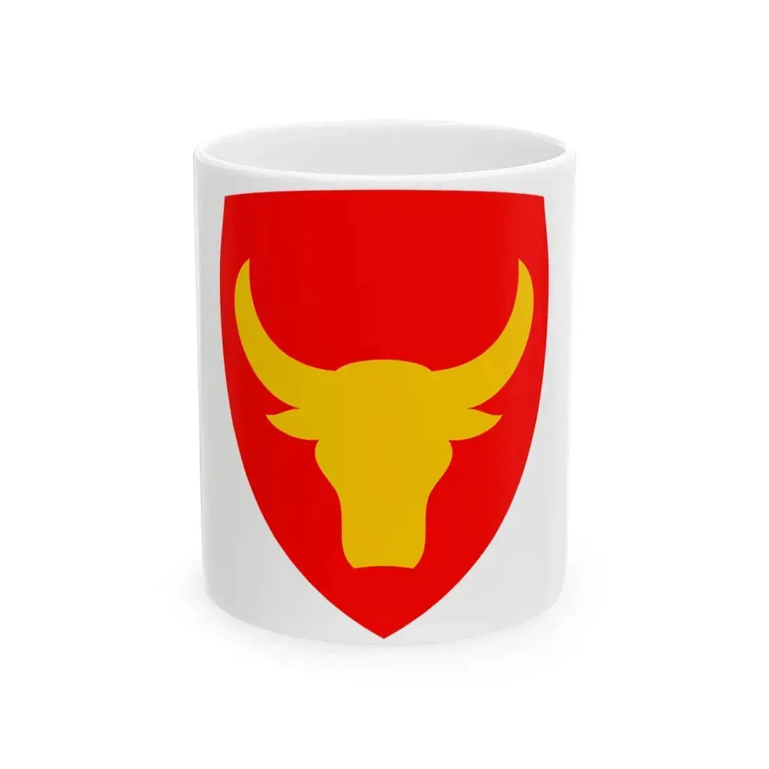 12th Infantry Division SSI (U.S. Army) White Coffee Mug 11oz - Go Mug Yourself