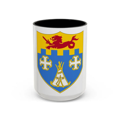 12th Infantry Regiment (U.S. Army) Accent Coffee Mug-15oz-Black-Go Mug Yourself