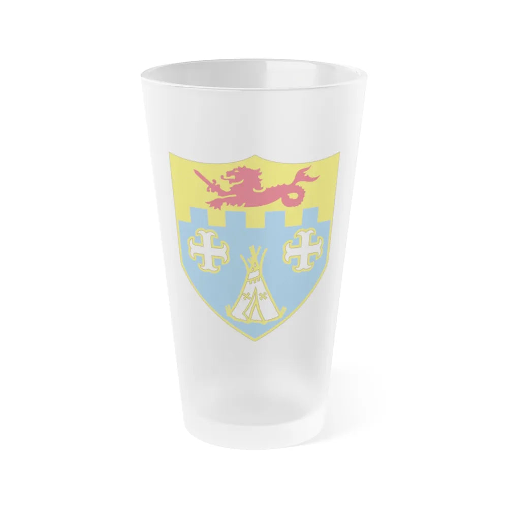 12th Infantry Regiment (U.S. Army) Frosted Pint Glass 16oz-Go Mug Yourself