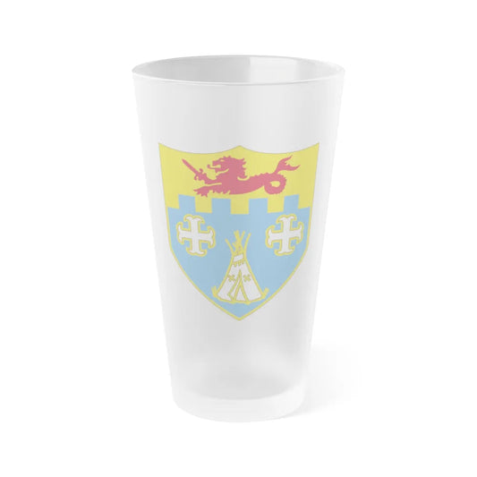 12th Infantry Regiment (U.S. Army) Frosted Pint Glass 16oz-Go Mug Yourself