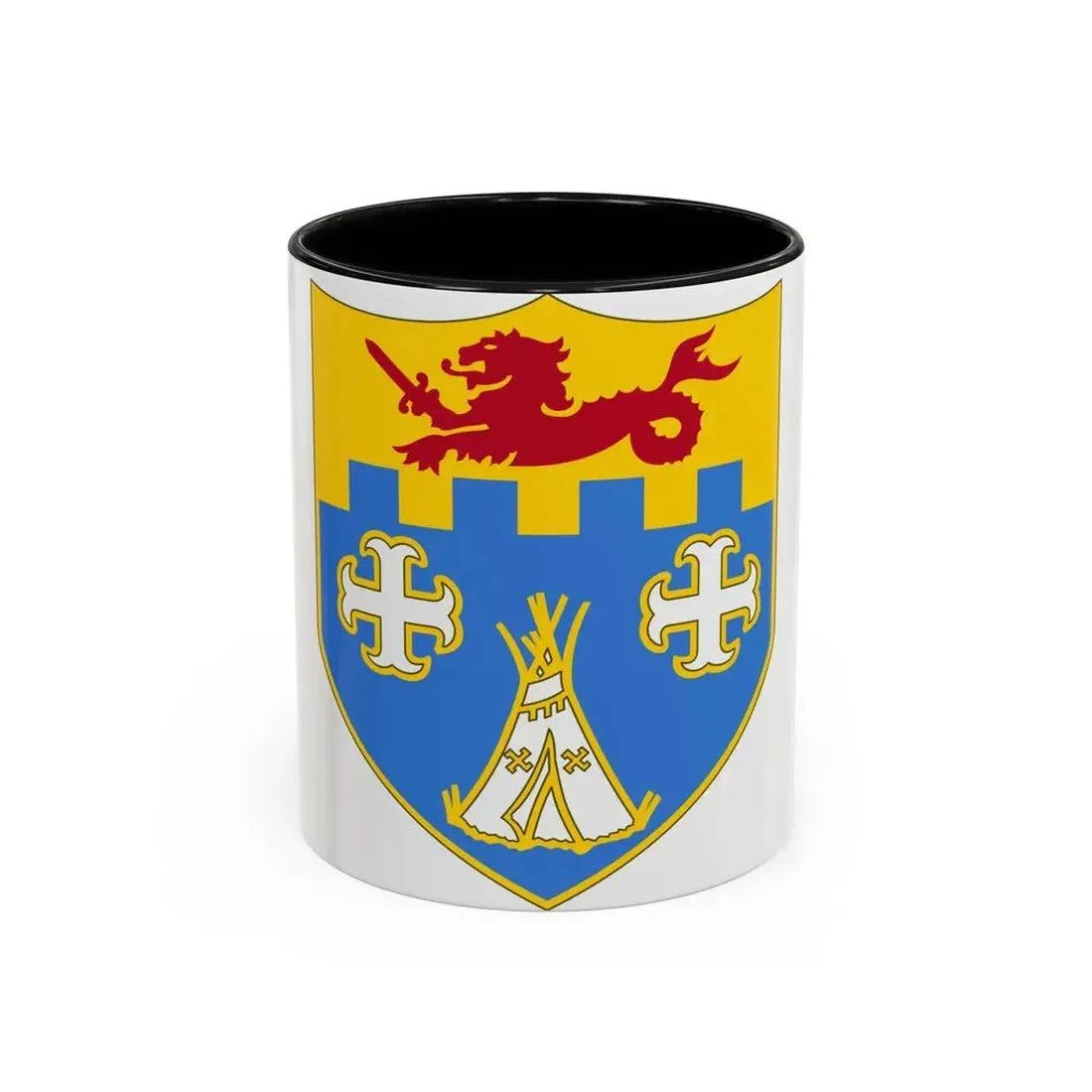 12th Infantry Regiment (U.S. Army) Accent Coffee Mug 11oz Black - Go Mug Yourself