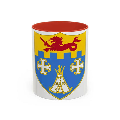 12th Infantry Regiment (U.S. Army) Accent Coffee Mug 11oz Red - Go Mug Yourself