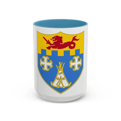 12th Infantry Regiment (U.S. Army) Accent Coffee Mug 15oz Light Blue - Go Mug Yourself