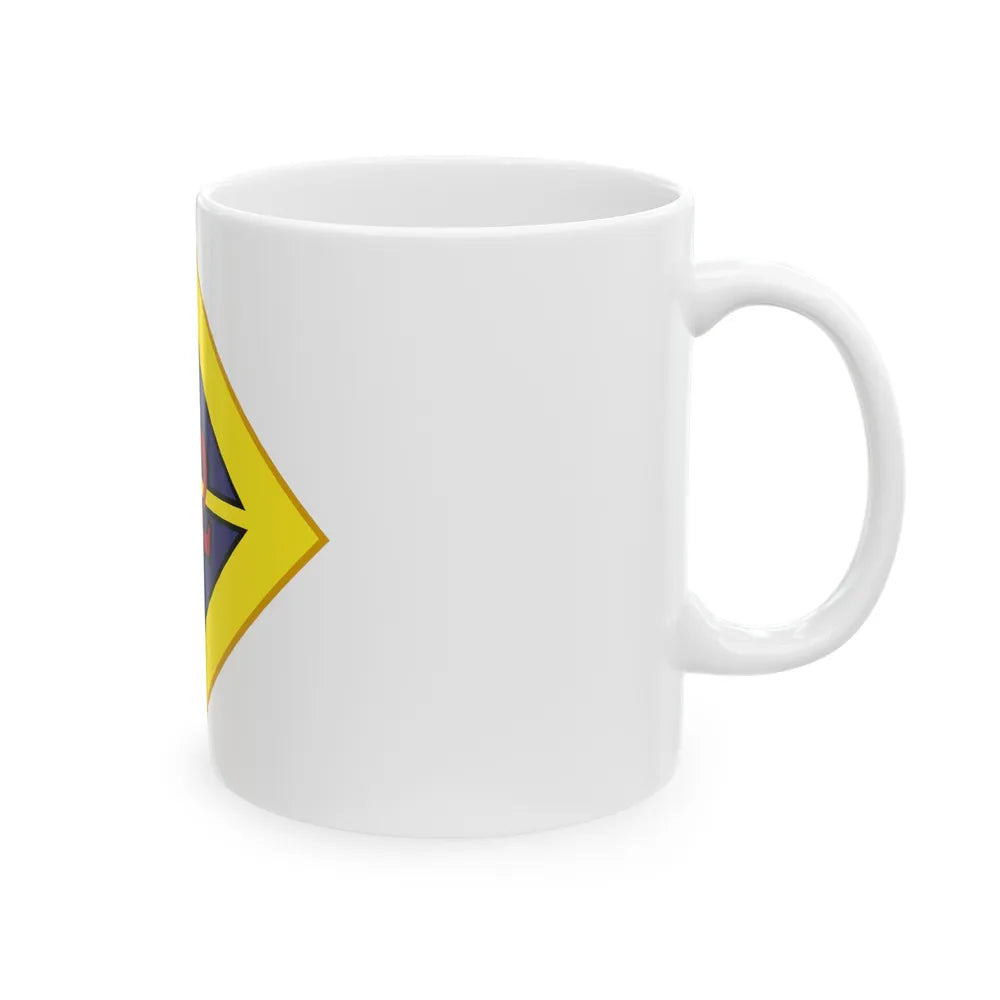 12th US division Insignia (U.S. Army) White Coffee Mug-Go Mug Yourself